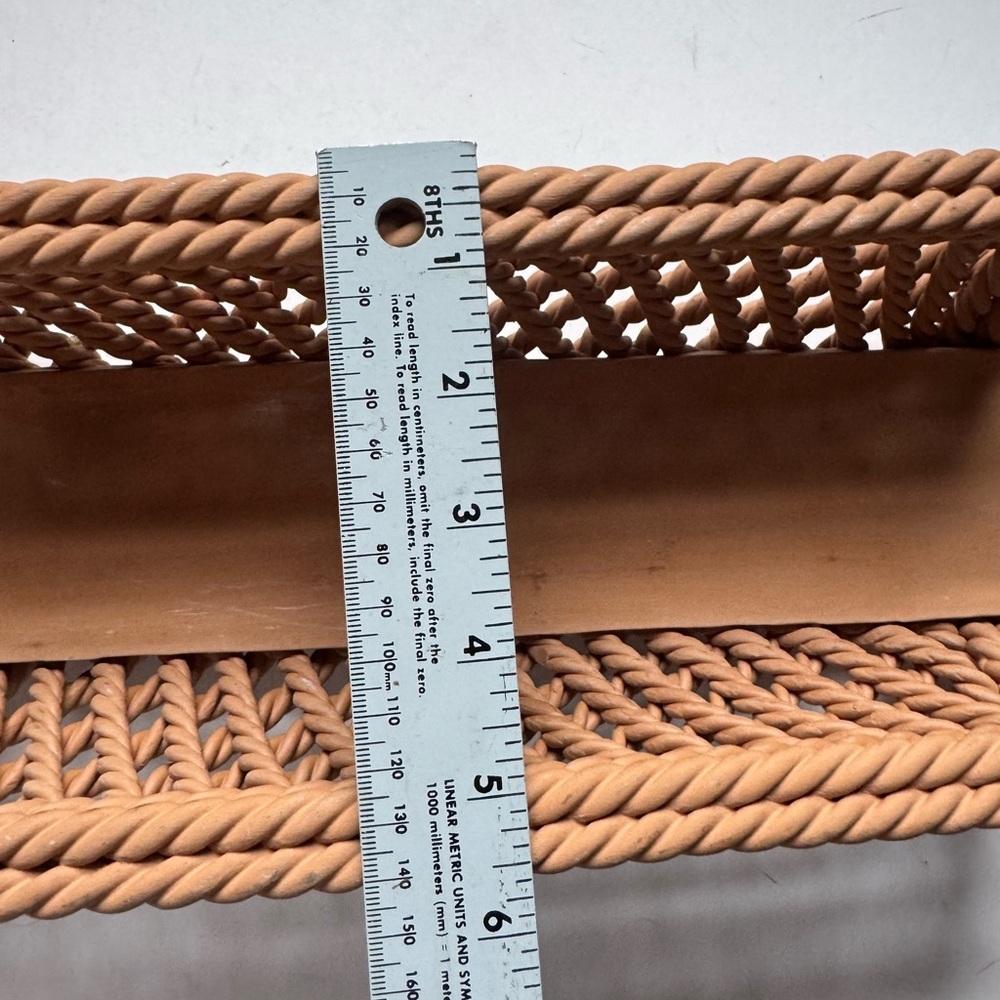 Ceramic Italian Woven Bread Basket - Picture 4 of 5